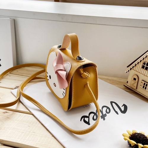 New  Korean Style Cute Cat Children's Small Backpack Mini Crossbody Bag Shoulder Bag Decorative Pocket Money Purse