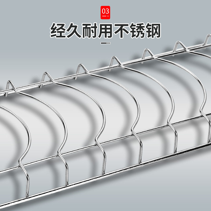 不锈钢碗碟收纳神器台式沥水架架厨房盘子收纳架晾碗架碗盘置物架|undefined