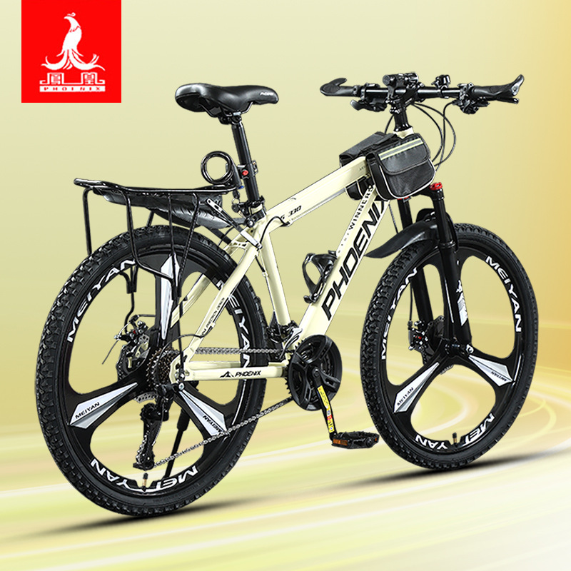 Phoenix Brand Aluminum Alloy Mountain Bike Adult Men's Variable Speed Youth Student Women's Road Cross-Country Bike