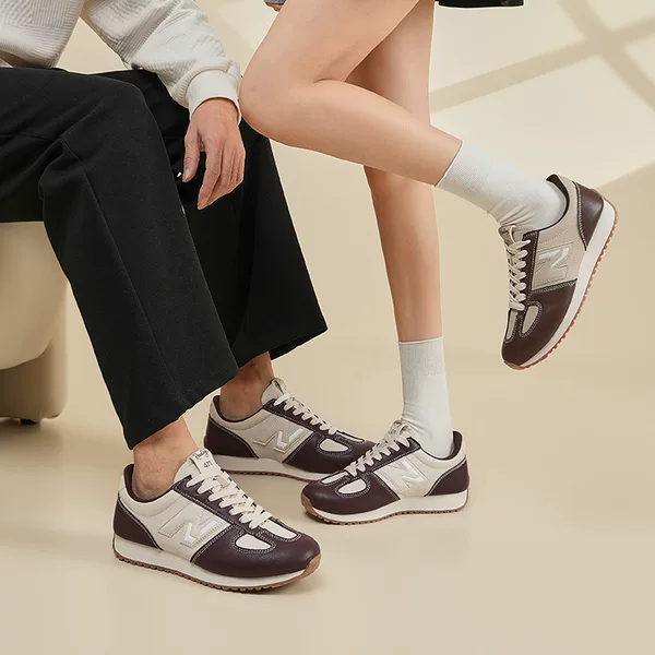Plus Putian 471 Series New Foreign Trade Retro Fashion Breathable Color-Blocking Casual Shoes Ultra-Light Men's and Women's Shoes Wholesale