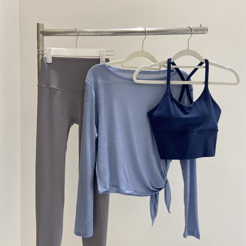 ZUER Fashionable and Good-looking Yoga Clothing Set, High-end Casual Yoga Clothing for Small Women, Moth-cavity Gauze Clothing ZUER Fashionable and Good-looking Yoga Clothing Set, High-end Casual Yoga Clothing for Small Women, Moth-cavity Gauze Clothing