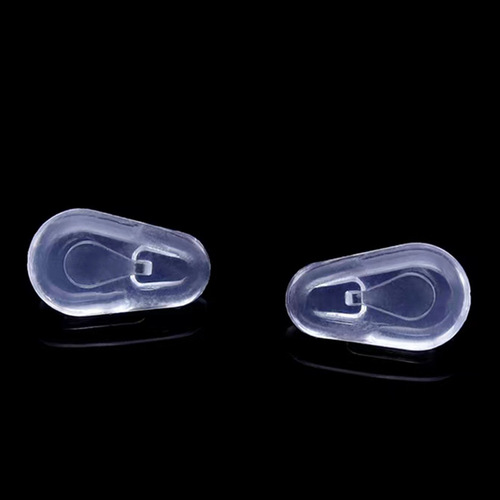 Silicone non-slip buckle hanging nose pads for glasses, silicone nose pads without indentation, non-slip glasses nose pads