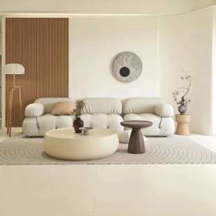 Full Ceramic Wall Tiles Velvet Glaze 55 Degree Ultra White Embryo Soft Light Cream Style Living Room Bedroom Bathroom Hotel Floor Tiles