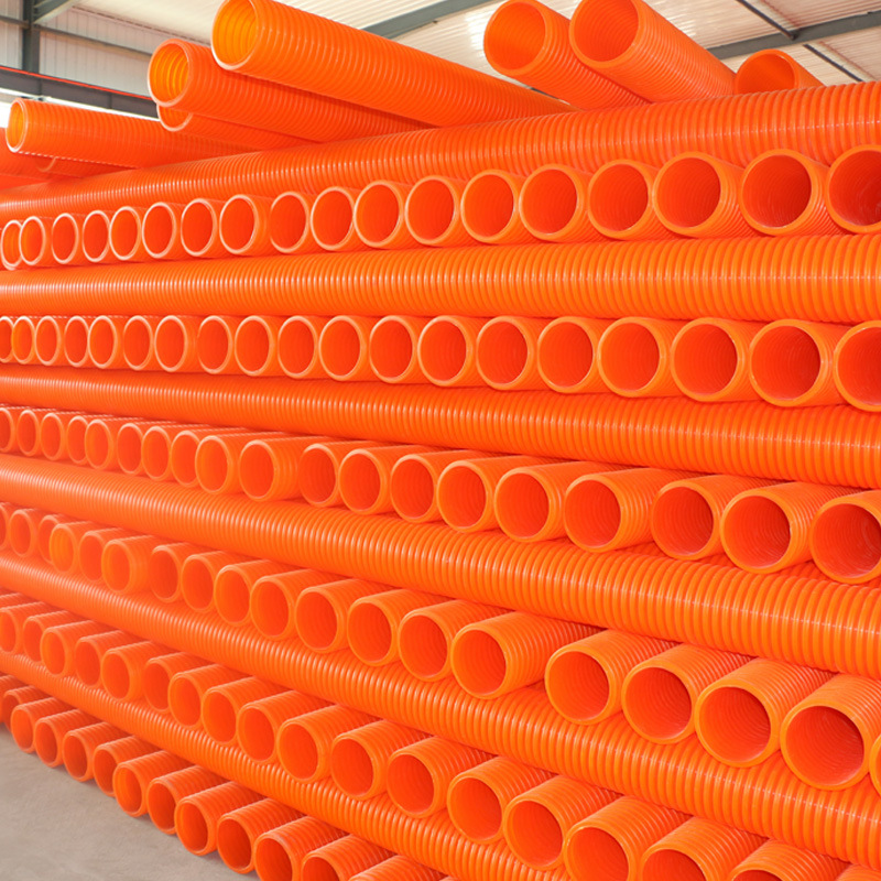 MPP波纹电力管 150 改性聚丙烯圆形波纹管 电力电缆保护套管 现货