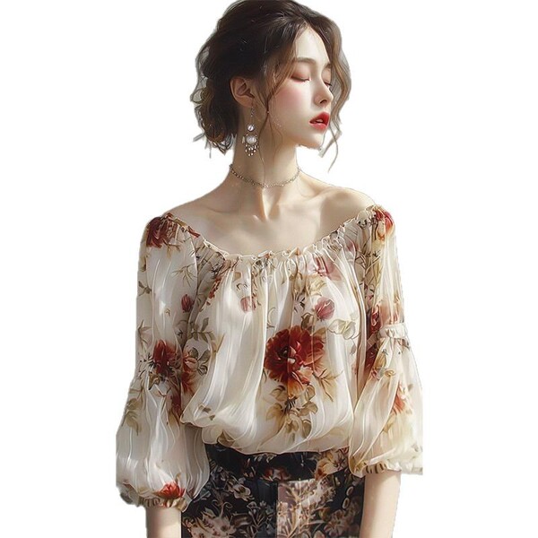 Shiffon summer shirt