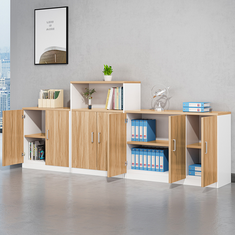 gabinete de oficina de madera multipuerta gabinete bajo gabinete de archivos gabinete de archivos gabinete de archivos gabinete de almacenamiento gabinete de escritorio combinado gabinete de sala de conferencias