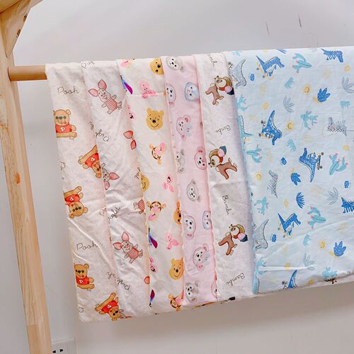 Cotton Children's Four Seasons Beans Bean Blanket Plush Soothing Warm Clothing Beans Bean Blanket Spring and Autumn Double Layer Infant Cover Short Plush Blanket