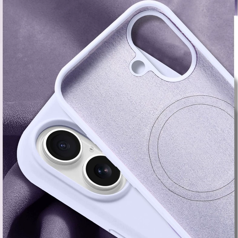 Apple, совместимый силиконовый чехол для телефона, iPhone 16, защитный чехол, iPhone 17 Pro Max, простой и элегантный дизайн