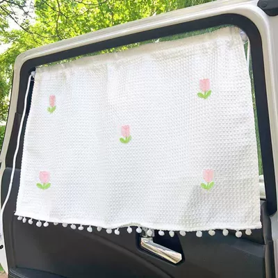 car curtain baby sunscreen heat – Car curtains - new-five-tulips-rear-window-suction-cup