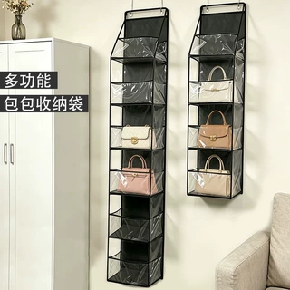 跨境PVC门后收纳挂袋壁挂式收纳袋整理袋多层收纳袋整理袋悬挂式