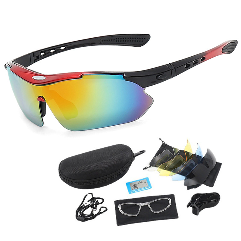 Classic Polarised Cycling Glasses Windproof Outdoor Sunglasses_voghion.com
