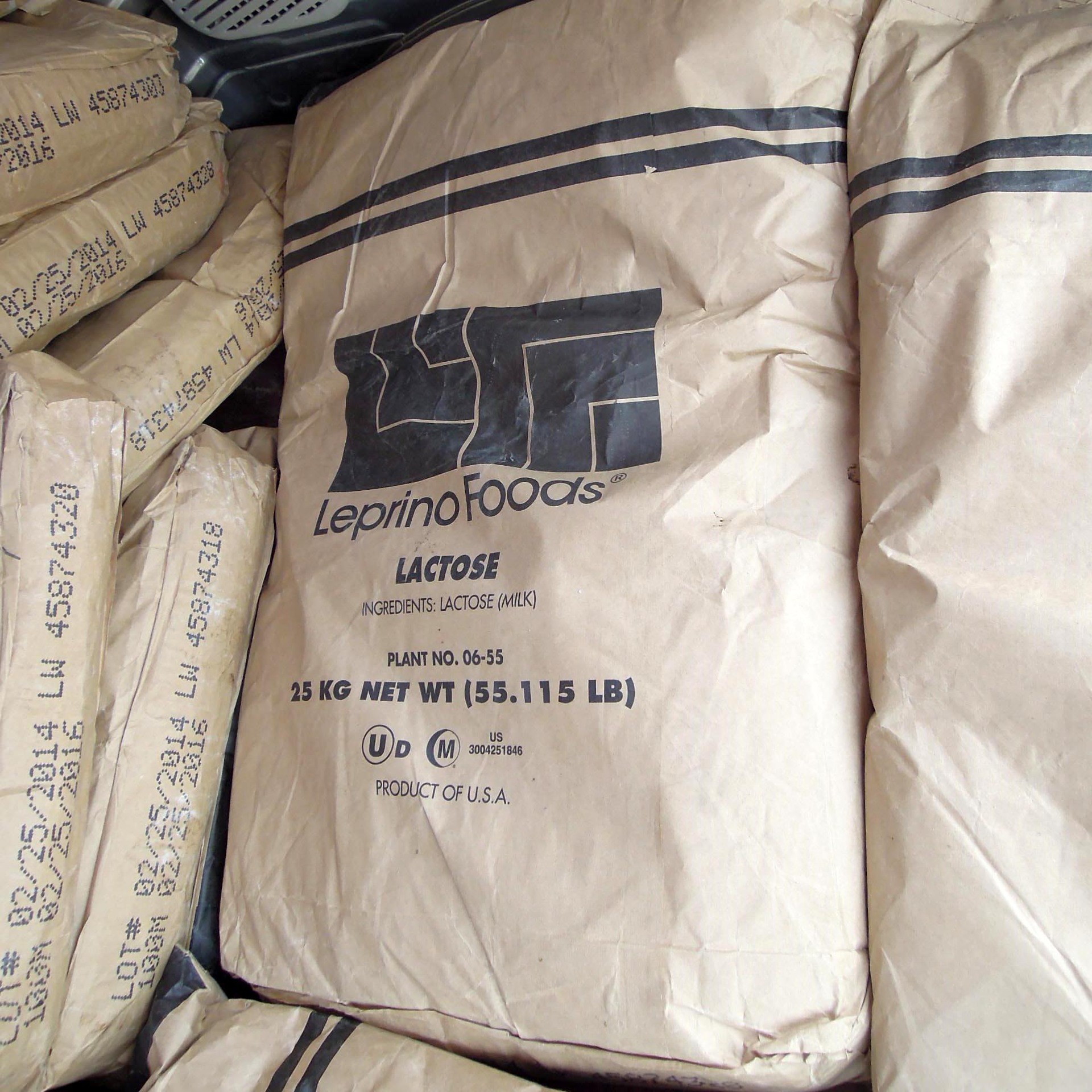 美国Leprino乳糖100目食品级蜜饯填充用甜味剂海产干制品