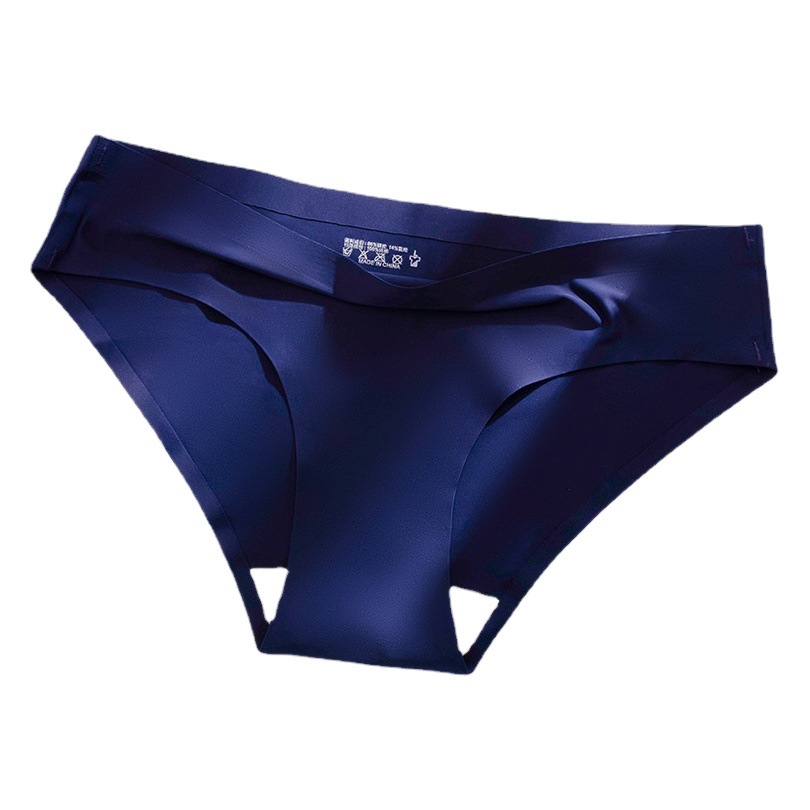 Nueva ropa interior de seda de hielo para mujer sin costuras de una pieza cómoda sin costuras transpirable sexy ropa interior de mujer de seda de hielo