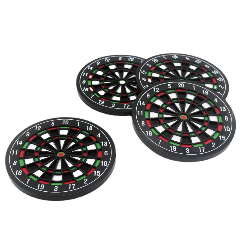 Posavasos de cerveza creativo dardo bandeja café cerveza té posavasos plástico ABS dardo objetivo placemat transfronterizo fabricante de productos