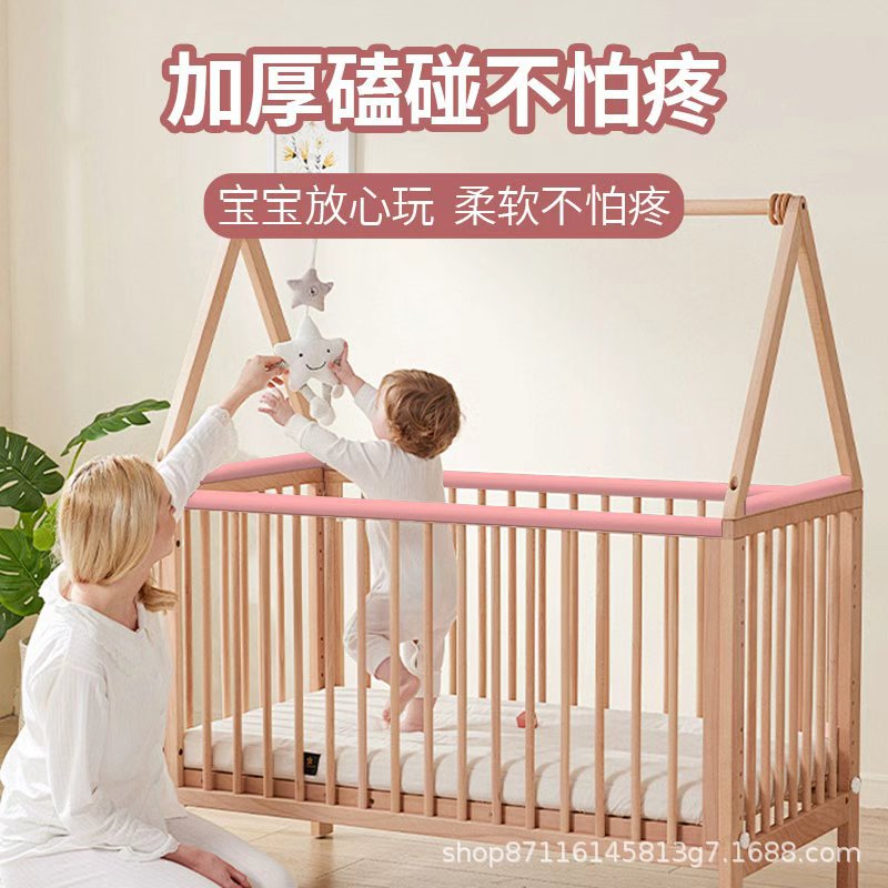 Sponge Anti-Collision Strips, Baby Bed Edge Protection, Non-Toxic Corner Wrapping, Anti-Collision Protection Strips, Kidsren's Anti-Collision Corner Protection Strips