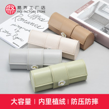 眼镜盒大容量抗压大框近视儿童眼镜铁盒墨镜收纳盒太阳镜盒可印字