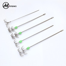 伞钩不锈钢路亚鱿鱼钩活饵深海钩鱿鱼墨鱼钩虾钩渔具用品海钓专用