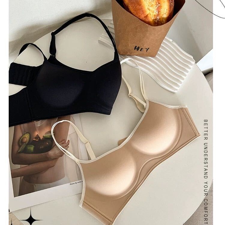 Southeast Asia Vietnam Thailand Women's Seamless Vest-Style Comfortable Push-Up Side-Gathering Bra for Large Busts, Minimizing Appearance and Preventing Sagging Southeast Asia Vietnam Thailand Women's Seamless Vest-Style Comfortable Push-Up Side-Gathering Bra for Large Busts, Minimizing Appearance and Preventing Sagging