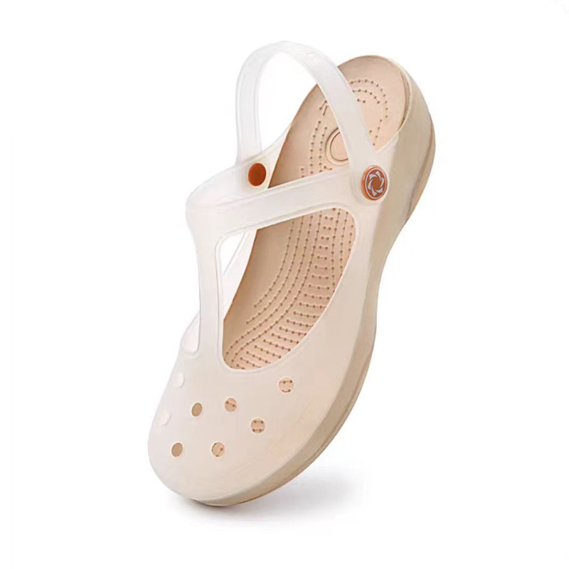 Jdov Croc Shoes Women's New Summer Slippers Beach Shoes Jelly Soft Soled Sandals Women's Outdoor Indoor and Outdoor Slippers Jdov Croc Shoes Women's New Summer Slippers Beach Shoes Jelly Soft Soled Sandals Women's Outdoor Indoor and Outdoor Slippers
