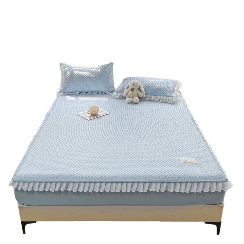 Silk mat, sheet, set, 3 piece set