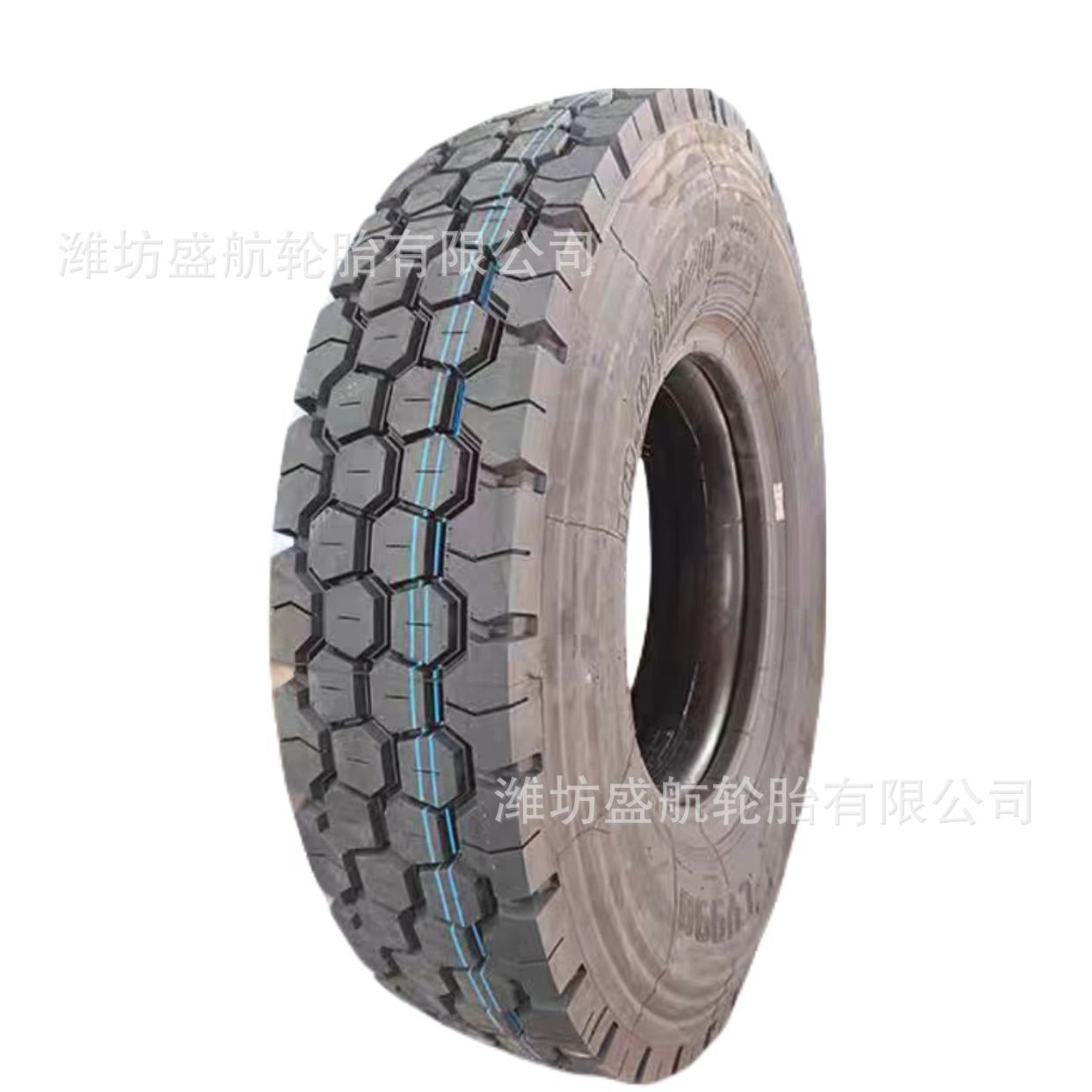 全钢丝卡货车载重轮胎10.00R20 1000R20 CM998足球花纹高耐磨轮胎