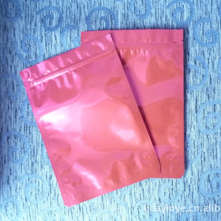 厂家值供镀铝拉链自立袋铝箔立体自封袋