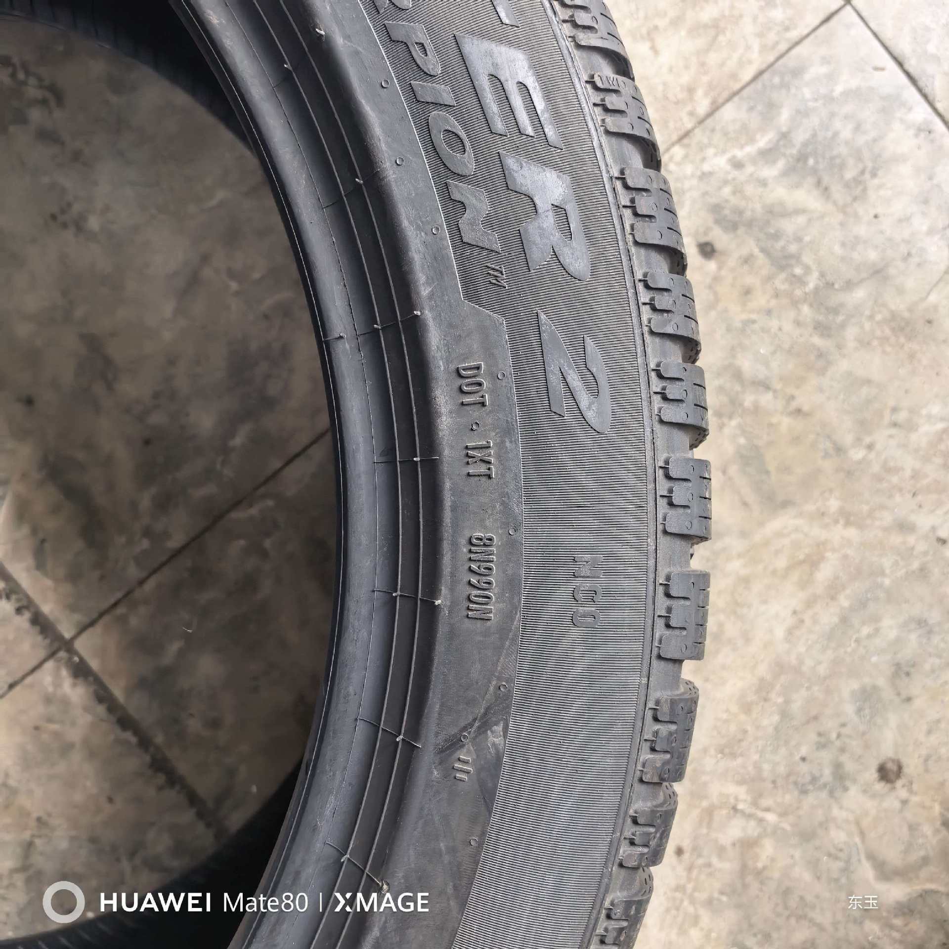 German Imported Pirelli Winter Tires for Porsche Front and Rear, 285/45R21 305/40R21 Snow Tires