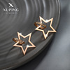 Jewelry, earrings, zirconium, suitable for import, European style