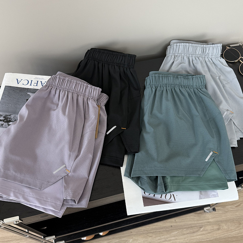 Factory Order! Upgraded Version of Two-In-One Fake Two-Piece Anti-Glare Quick-Drying Yoga Sports Running Shorts for Women Summer Factory Order! Upgraded Version of Two-In-One Fake Two-Piece Anti-Glare Quick-Drying Yoga Sports Running Shorts for Women Summer