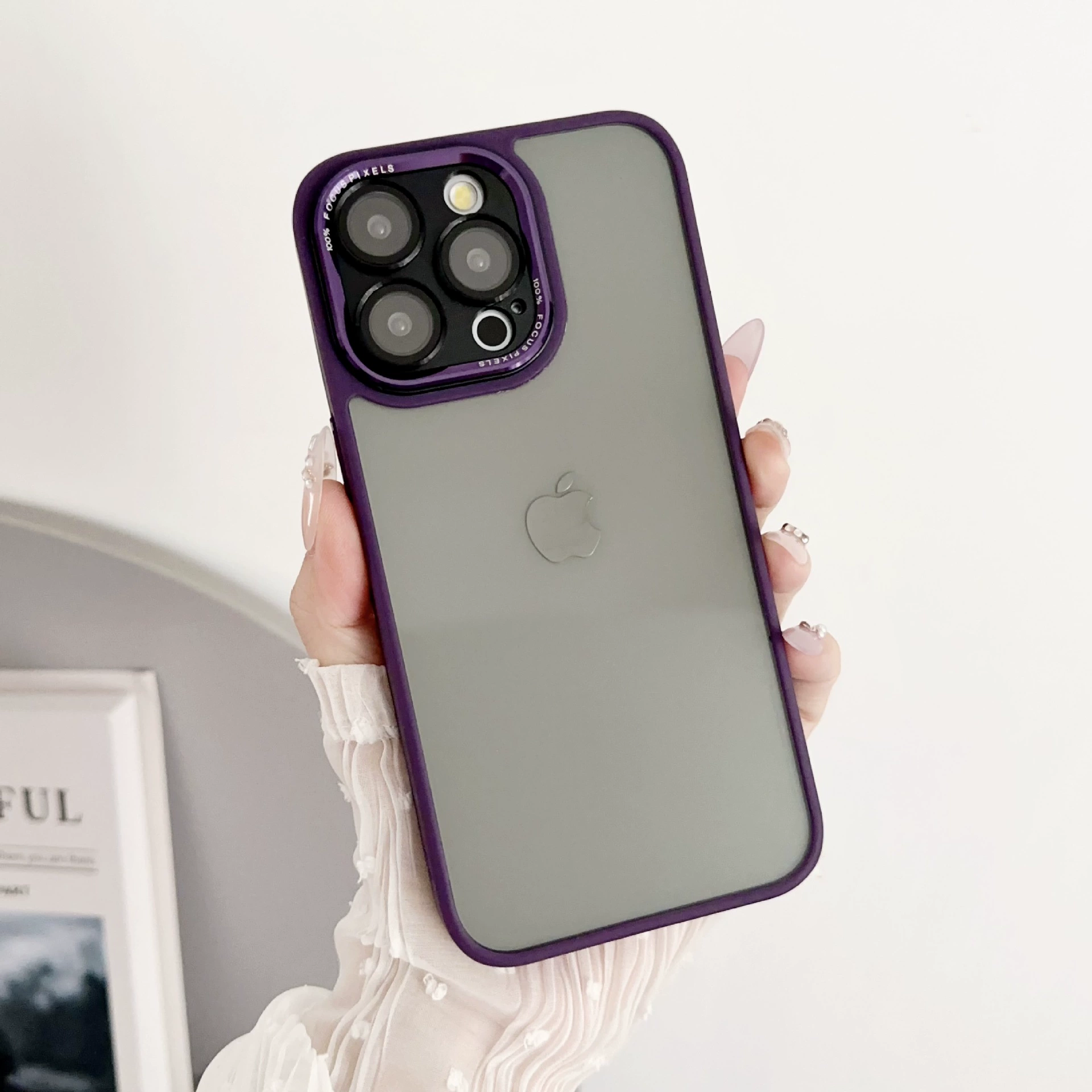 Apple, совместимый прозрачный чехол для iPhone 16, металлический чехол для телефона, защита камеры, защитный чехол, защита от падений