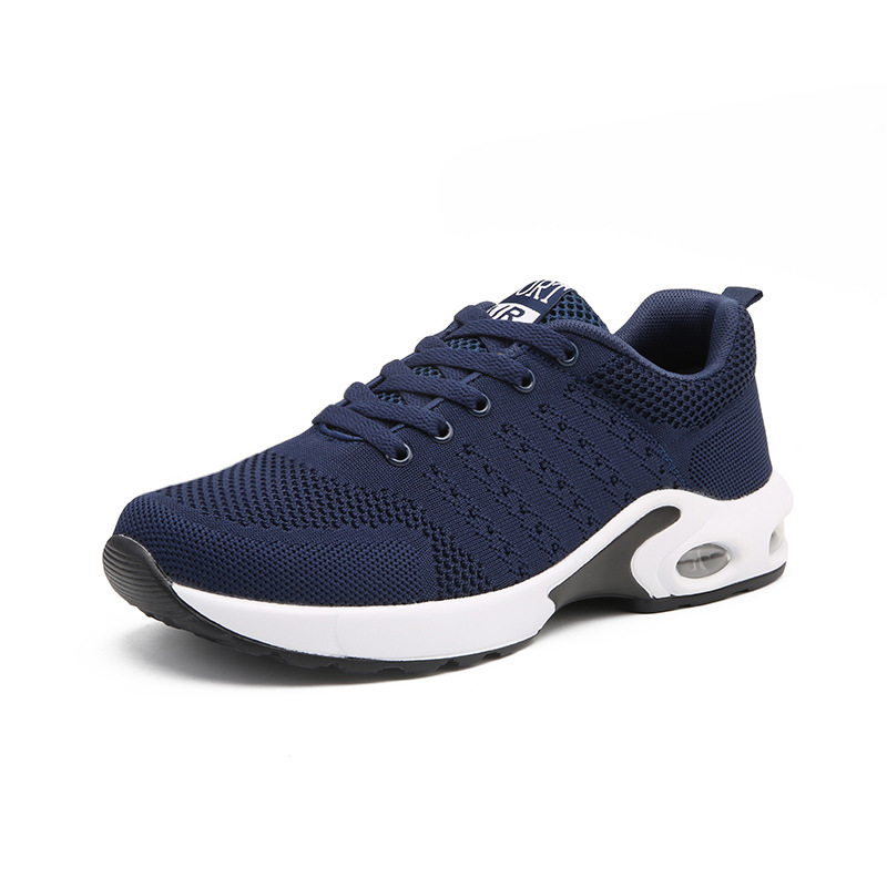 Zapatilla de deporte de los hombres 2023 nuevos zapatos de moda Zapatos casuales de fondo suave real vuelo tejido cojín de aire zapatilla de Deporte Zapatos de los hombres
