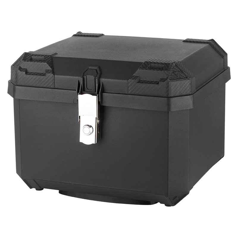 Baja trasera de automóviles eléctricos pedales de motocicleta caja de transporte de gran capacidad 45L caja de herramientas de almacenamiento de automóviles de baterías
