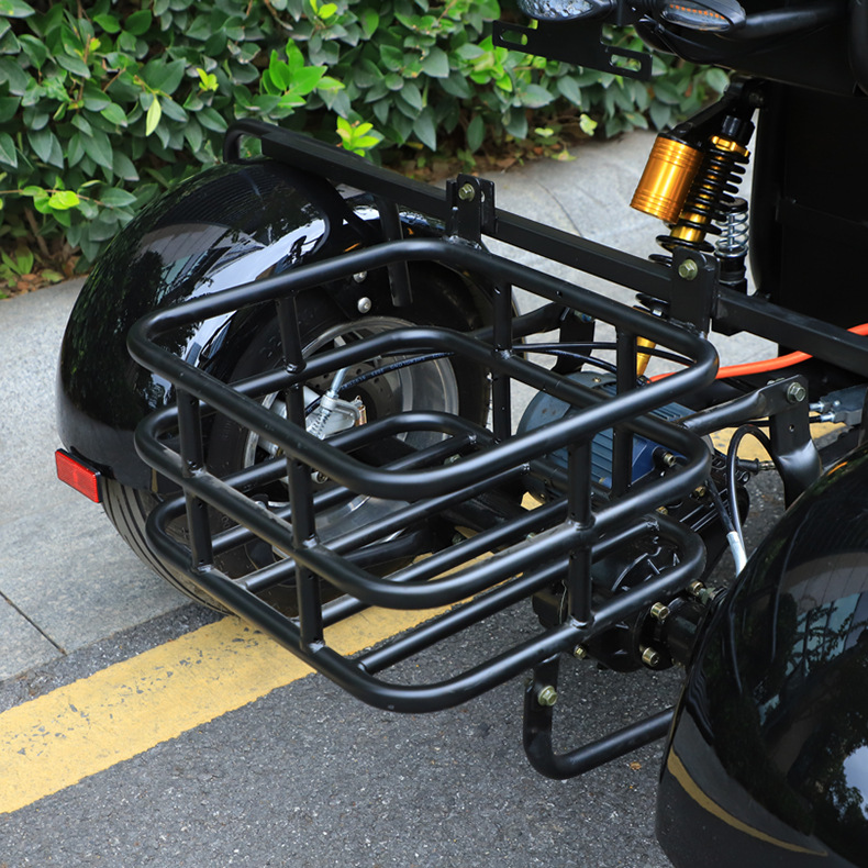 New Harley tricycle large wide tire electric car battery motorcycle scooter lithium battery scooter