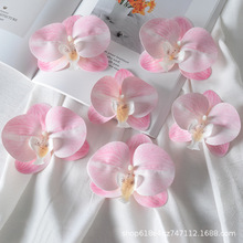 仿真花蝴蝶兰花头花瓣仿真花朵配件花材头饰发夹diy手工婚庆 装饰