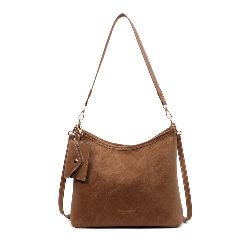 Bolso de tela de seda retro para mujeres 2025 nuevo nicho coreano de gran capacidad bolso de hombro mochila bolsa de moda vagabundo