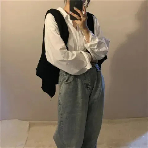 CD717 2026新款JK制服衬衣春夏秋冬季白色长袖学生衬衫上衣女