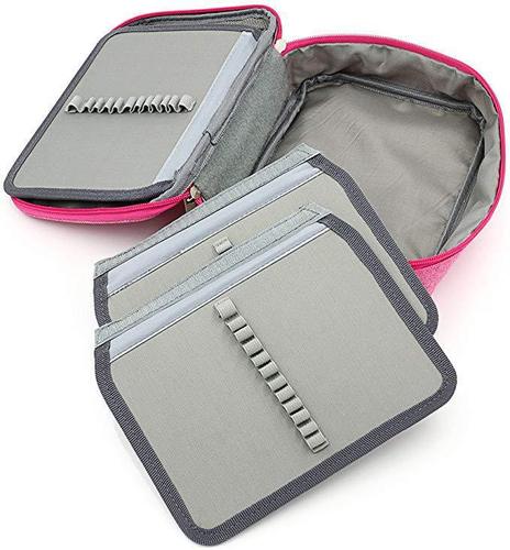 Amazon Waterproof Pencil Case 72 Colors 120 Holes Large Capacity Sketch Removable Lead Pencil Pouch Stationery Box
