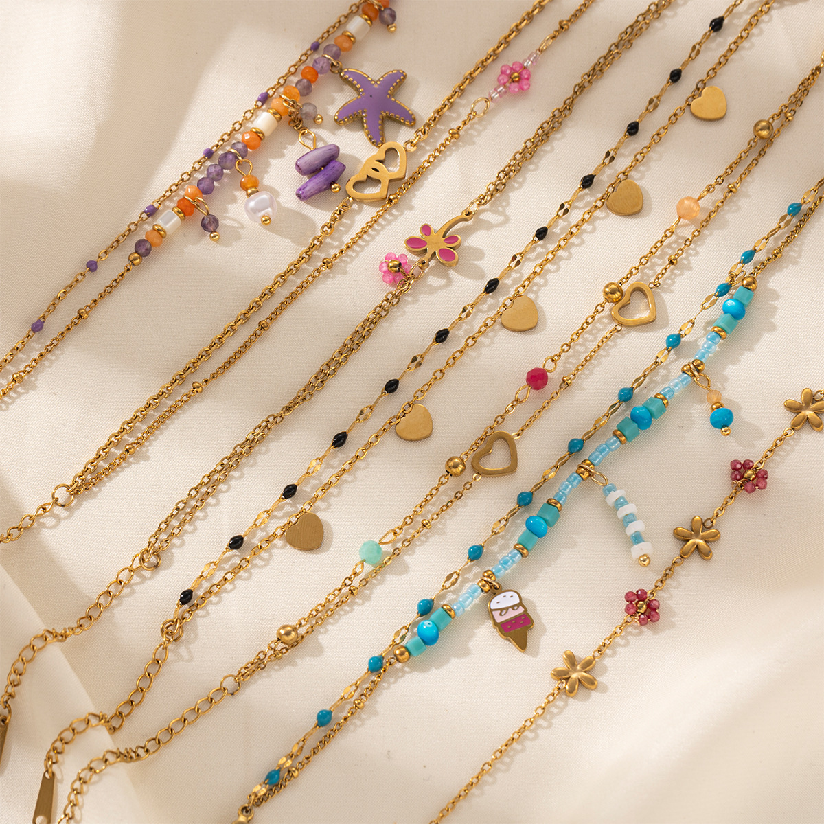 Pulsera de acero inoxidable europea y americana ligeramente lujosa, alta moda, tendencia de personalidad, pulsera de acero de titanio, joyas de mano calientes transfronterizas