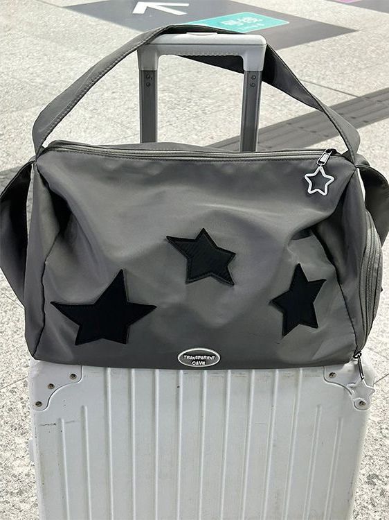 Y2g bolsa irregular Estrella de Plata yoga bolsa de mensajero bolsa de hombro de las mujeres de gran capacidad de fitness bolsa Satchel