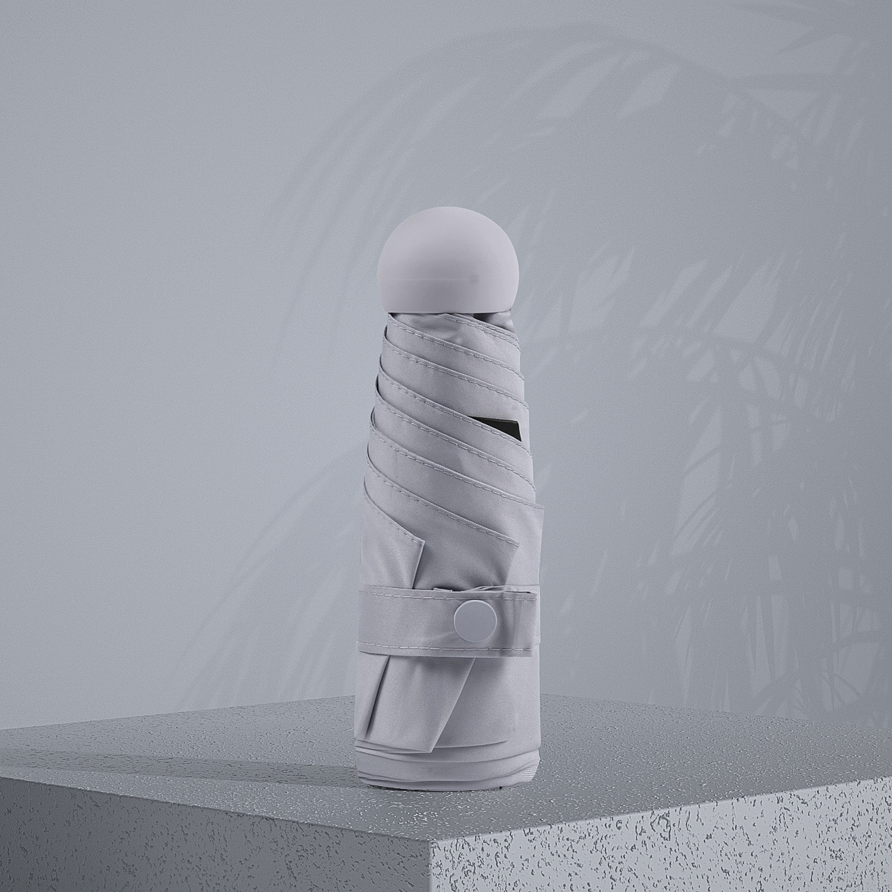 Paraguas de sol paraguas cinco veces protección solar de ocho huesos protección solar protección UV protección ultraligera pequeña cápsula plegable soleada y lluviosa paraguas publicidad paraguas