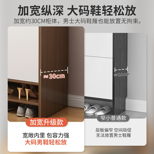 Modern shoe cabinet for home use at the entrance,  new entryway shoe rack with large capacity for storage, economical type suitable for small apartments