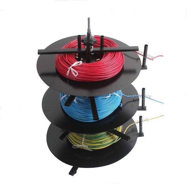 穿线托线电工放线架送线器线盘小型网线多功能线轴电源线旋转家用