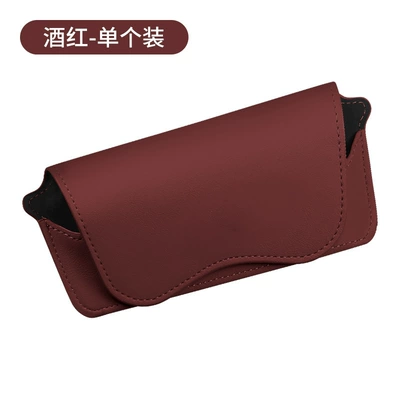visor storage box car sunglasses – Car Glasses Clip/Bill Clip - red