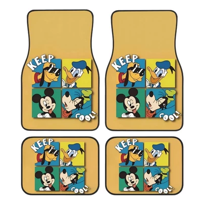 Avtomobil döşəmə paspasları — Floor Mat for Hair - car-floor-mat-19-35454568cm-skin-friendly-suede-two-pairs-four-pieces-in-total