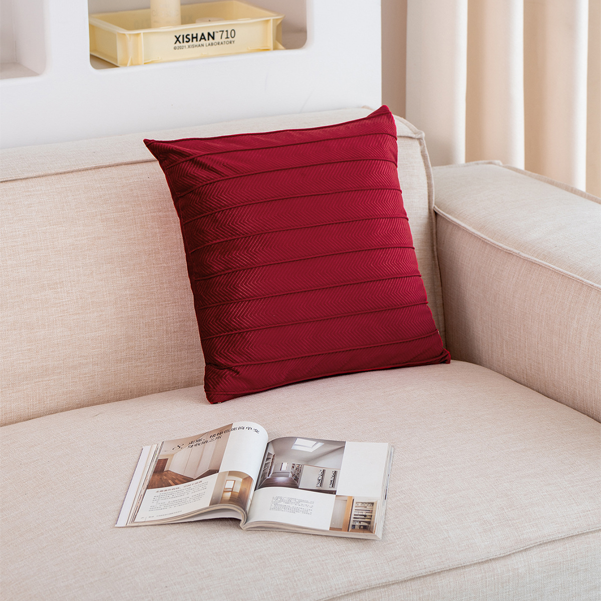 SHEIN Cross-border Hot Sale Pillow Cover Nordicins simple sofá de oficina Pillow Cover sin núcleo de almohada