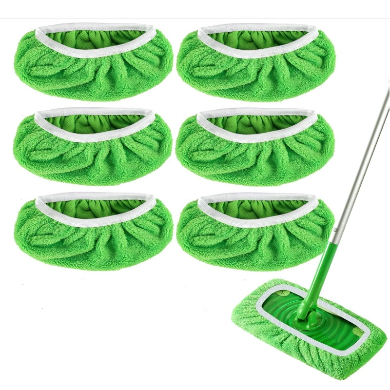 Домработница магазина, дистрибьютор, swiffer зеленая швабра для замены ткани