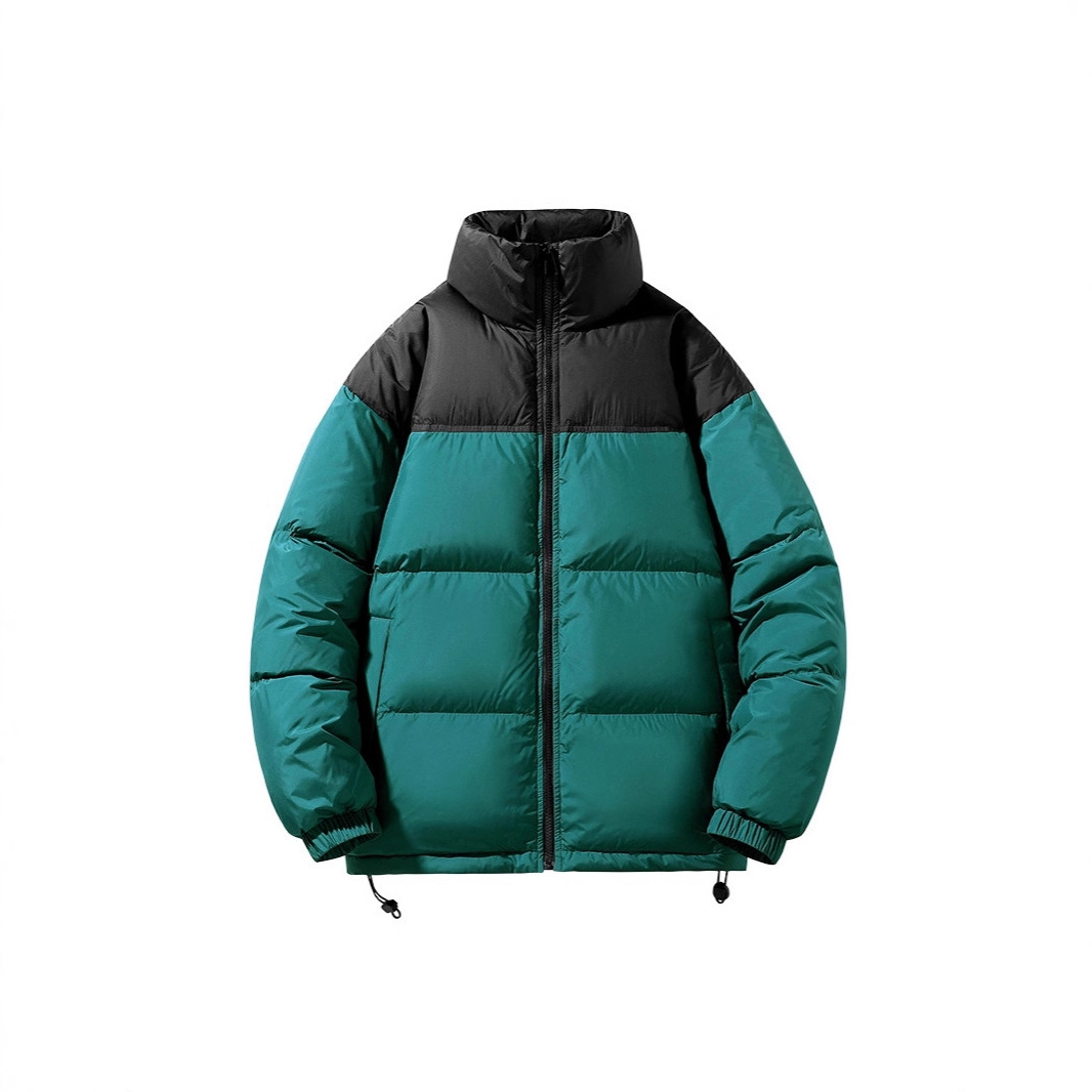 Daunenjacke für Damen und Herren, gleiche Winterjacke, locker geschnitten, farblich abgestimmt, Partnerjacke_voghion.com