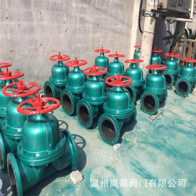 供应隔膜阀 法兰连接 G41J-16 衬胶隔膜阀 铸铁阀体 DN350