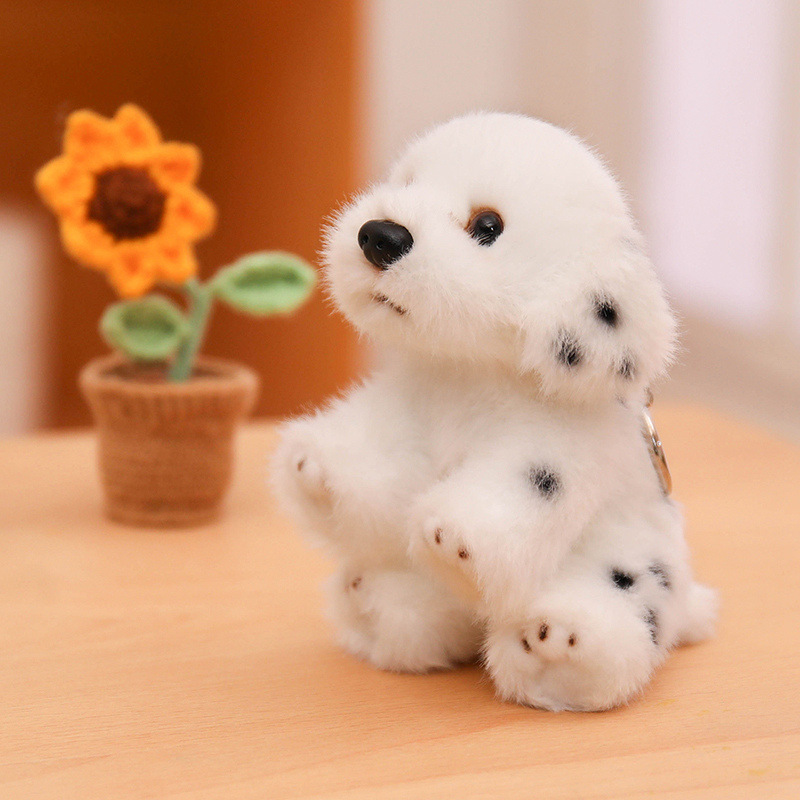 Simulación transfronteriza animal juguetes de peluche creativos para niños muñecas de perro de madera chicas lindas Día de San Valentín puppies image 5