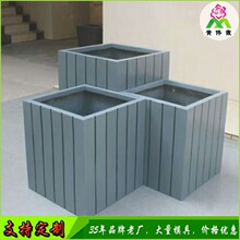 广州酒店现代花盆玻璃钢树脂花箱商场美陈装饰艺术花盘组合花器